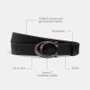 imageCoach Womens Sculpted C Leather Belt Black