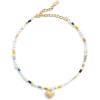 imageCOACH Signature Heart Pearl Choker Necklace