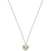 imageCoach Stone Heart Short Pendant NecklaceCRYSTALGOLD