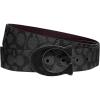 imageCoach Womens 38 Mm Cts Reversible Resin Inlay C Buckle Signature BeltCharcoalOxblood