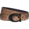 imageCoach Womens 38 Mm Cts Reversible Resin Inlay C Buckle Signature BeltKhakiBlack
