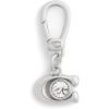 imageCoach Womens Collectible Signature Stone Jewelry CharmC Stone CrystalRhodium