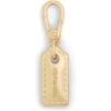 Stitched Hangtag Gold