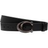 imageCoach Womens Sculpted C Leather Belt Black