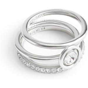 imageCoach Womens Halo Stackable Ring SetCrystalRhodium
