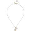 imageCoach Womens Quilted Padlock ampamp Key Necklace