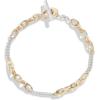 imageCoach Womens Signature Mixed Chain Bracelet