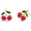 imageCOACH Womens Cherry Cluster Stud Earrings