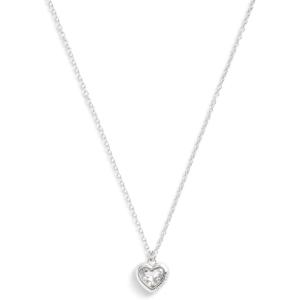 imageCOACH Womens Stone Heart Pendant Necklace