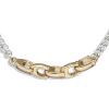 imageCOACH Womens Signature Mixed Chain NecklaceRHODIUM
