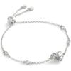 imageCOACH Womens Signature Quilted Heart Slider Bracelet