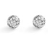 imageCOACH Womens Signature Quilted Orb Stud Earrings