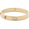 imageCOACH Womens Signature Tea Rose Bangle Boxed Bracelet