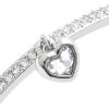 imageCOACH Womens Stone Heart Charm Bangle Bracelet