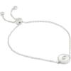 imageCoach Womens Signature Mother of Pearl Coin Slider BraceletPearlRhodium
