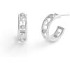 imageCOACH Womens Signature C Open Hoop EarringsRhodium