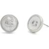 imageCOACH Womens Signature Mother of Pearl Coin Stud EarringsPearlRhodium