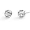 imageCOACH Womens Signature Quilted Orb Stud Earrings
