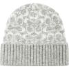 imageCoach Womens Metallic Signature C Jacquard BeanieChalk