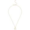 imageCoach Womens Signature Mother of Pearl Coin Pendant NecklacePearlGold