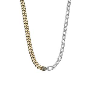 imageCOACH Womens Signature Mixed Chain NecklaceGOLD
