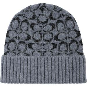imageCoach Womens Metallic Signature C Jacquard BeanieBlack