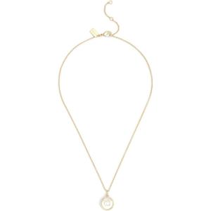 imageCoach Womens Signature Mother of Pearl Coin Pendant NecklacePearlGold