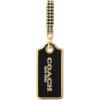 imageCOACH Hangtag Drop EarringsBLACKGOLD
