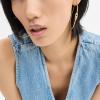 imageCOACH Womens Signature C Hoop EarringsGOLDEN SHADOWGOLD