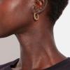 imageCOACH Womens Signature Chain Hoop EarringsGOLD