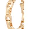 imageCOACH Womens Signature Chain Hoop EarringsGOLD