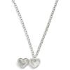 imageCOACH Womens Signature Quilted Heart Locket Necklace