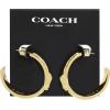 imageCOACH Womens Signature Tabby Hoop EarringsGOLD