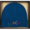 imageCoach Womens Embroidered Beanie with Gift BoxTrue Blue