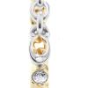 imageCoach Womens Signature Mixed Metals Chain Hoop Earrings