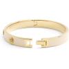 imageCoach Womens Signature Tea Rose Enamel Bangle Boxed BraceletChalkGold