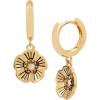 imageCOACH Tea Rose Huggie EarringsGOLDEN SHADOWGOLD