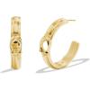 imageCOACH Womens Signature Tabby Hoop EarringsGOLD