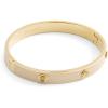 imageCoach Womens Signature Tea Rose Enamel Bangle Boxed BraceletChalkGold
