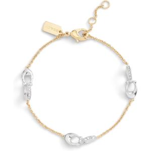 imageCOACH Womens Signature Pav C Strand Bracelet