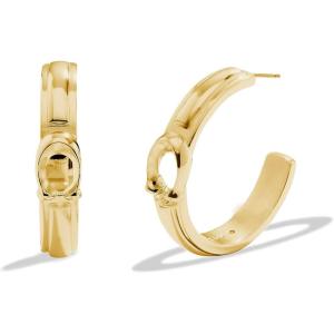 imageCOACH Womens Signature Tabby Hoop EarringsGOLD