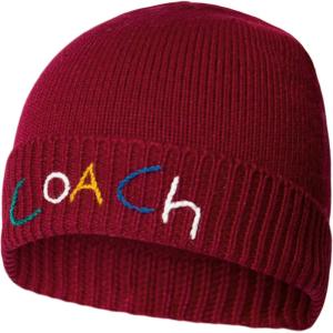 imageCoach Womens Embroidered Beanie with Gift BoxBerry