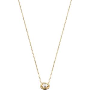 imageCoach Womens Signature Stone Pendant Necklace