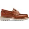 imageCoach Mens Benson Micro Signature Boat ShoeBurnished Amber