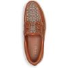 imageCoach Mens Benson Micro Signature Boat ShoeBurnished Amber
