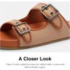 imageCoach Mens Canvas Buckle Strap SandalBurnished Amber