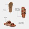 imageCoach Mens Canvas Buckle Strap SandalBurnished Amber