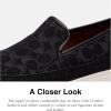 imageCoach Mens Miles Espadrille LoaferBlack Denim