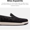 imageCoach Mens Miles Espadrille LoaferBlack Denim