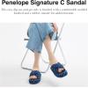 imageCoach Womens Penelope C Sandal in Signature Denim PlatformDeep Blue
